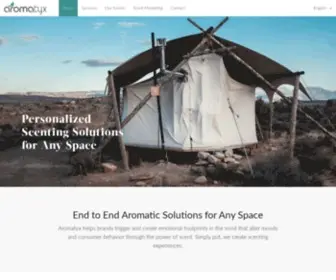 Aromatyx.com(Scenting Solutions for Business) Screenshot