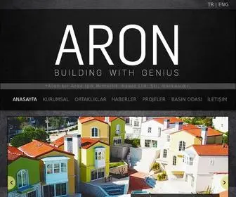 Aron-Cons.com(Building With Genius) Screenshot