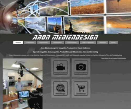 Aron-Mediendesign.de(Imagefilm Heilbronn Filmproduktion Stuttgart) Screenshot