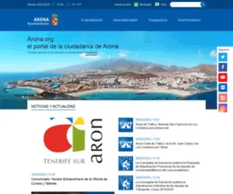Arona.org(Ayuntamiento de Arona) Screenshot