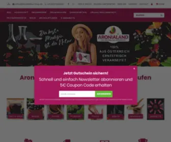 Aronialand-Shop.de(Aronialand) Screenshot
