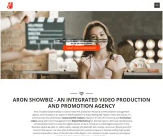 Aronshowbiz.com(India's Best Film Production Company) Screenshot