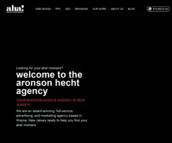 Aronsonhecht.com(Full-service Digital Marketing Agency In New Jersey) Screenshot