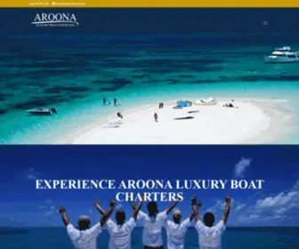 Aroonaluxuryboatcharters.com.au(Cairns Charter Boat) Screenshot