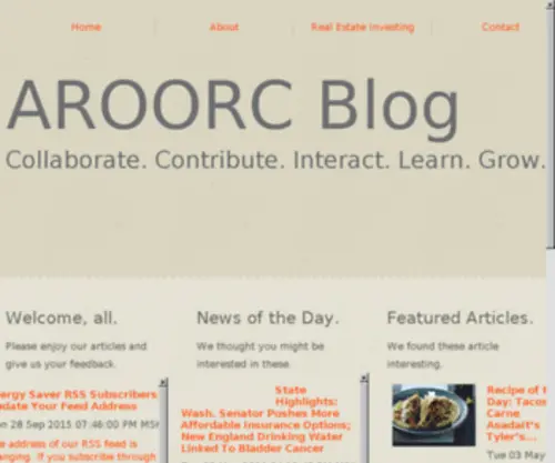 Aroorc.org(Aroorc) Screenshot