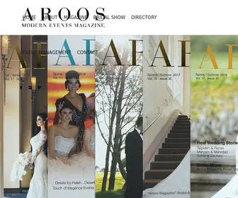 Aroosmagazine.com(Your wedding day) Screenshot