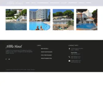 Arorahotel.com(Arora Hotel Kusadasi Official Website) Screenshot