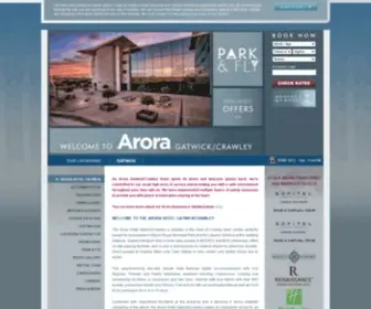 Arorahotels.com(The Arora Hotel Gatwick/Crawley) Screenshot