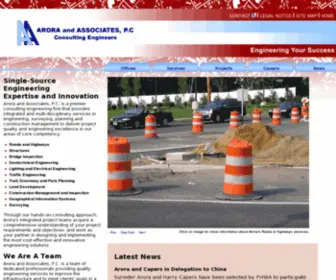 Arorapc.com(Arora and Associates) Screenshot