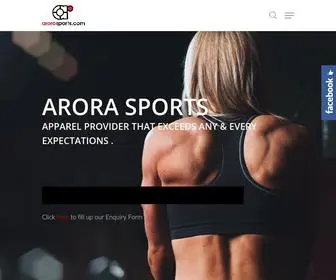 Arorasports.com(Arora Sport) Screenshot