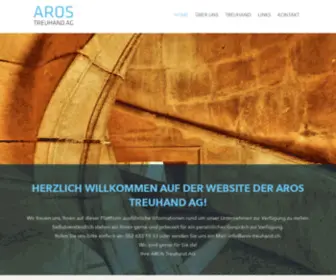 Aros-Treuhand.ch(Ihre Treuhand Partner in Schaffhausen) Screenshot