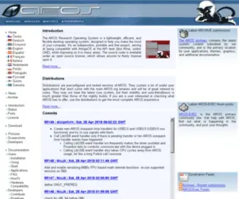 Aros.org(AROS Research Operating System) Screenshot