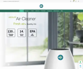 Aroslife.com(Air Cooler&Purifier Factory) Screenshot