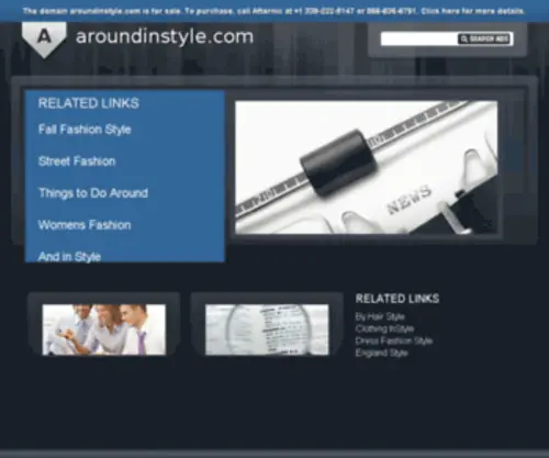 Aroundinstyle.com(Around in Style) Screenshot
