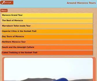 Aroundmorocco.com(Morocco Tours) Screenshot