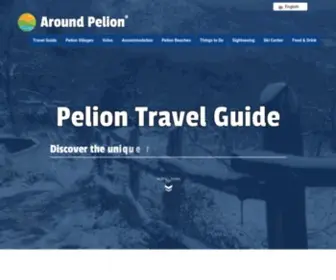 Aroundpelion.com(Pelion Greece Holidays Pilio Accommodation Hotels Pelion Travel Volos Magnesia Thessaly) Screenshot
