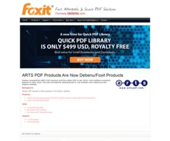 Aroundtablesolution.com(ARTS PDF Products Are Now Debenu/Foxit Products) Screenshot