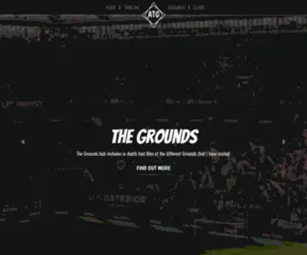 Aroundthegrounds.org(Around The Grounds showcases fact files on football grounds in the UK and around Europe) Screenshot