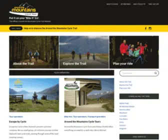 Aroundthemountains.co.nz(The Official Around the Mountains Cycle Trail Website) Screenshot