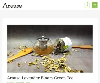 Arousetea.com(Blog) Screenshot