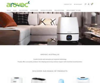 Arovec.com.au(Home) Screenshot