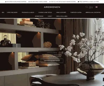 Arowonen.nl(Home page/ AROWONEN) Screenshot