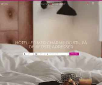 ARP-Hansen.dk(Hotel København) Screenshot