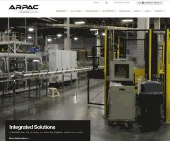 Arpac.com(Secondary Packaging Equipment Manufacturer) Screenshot