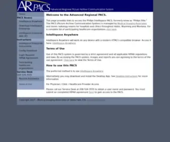 Arpacs.net(ARPACS Advanced Regional Picture Archive Communication System) Screenshot