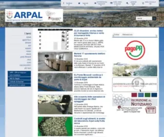 Arpal.gov.it(Homepage) Screenshot