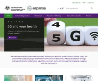 Arpansa.gov.au(Arpansa) Screenshot