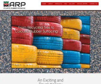 Arpaving.ca(Atlantic Rubber Paving Inc) Screenshot