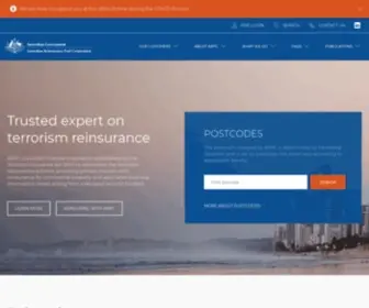 ARPC.gov.au(Australian Reinsurance Pool Corporation) Screenshot