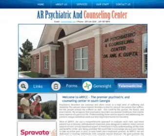 Arpccenter.com(Psychiatric and counseling services Georgia) Screenshot