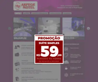 Arpegemotel.com.br(Arpege Motel) Screenshot