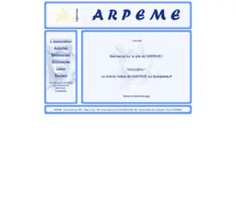 Arpeme.fr(Accueil) Screenshot