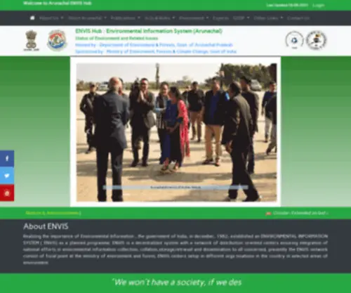 Arpenvis.org.in(AEH ENVIS) Screenshot