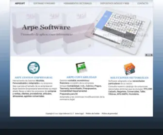 Arpesoft.com(Web Arpe Software) Screenshot