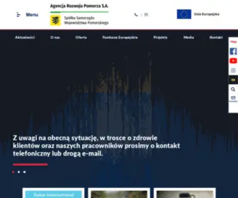 ARP.gda.pl(Agencja Rozwoju Pomorza S.A) Screenshot
