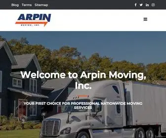 Arpinmove.com(Arpin Moving) Screenshot