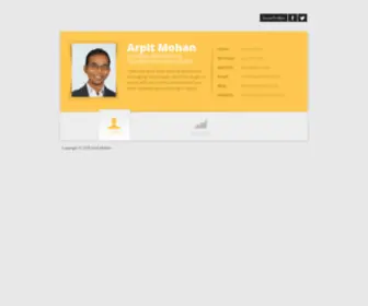 Arpitmohan.com(Arpit Mohan) Screenshot