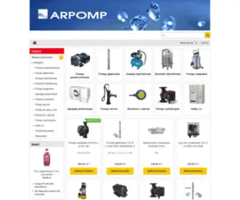 Arpomp.com.pl(POMPY, HYDROFORY, HYDRAULIKA) Screenshot