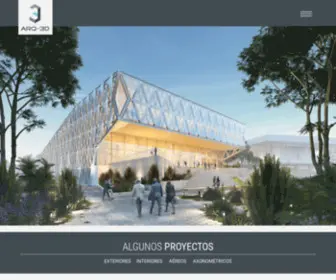 ARQ-3D.com(Renders de alta calidad para proyectos inmobiliarios. Renders Interiores) Screenshot