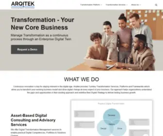 Arqitek.com(Automating Digital Transformation) Screenshot