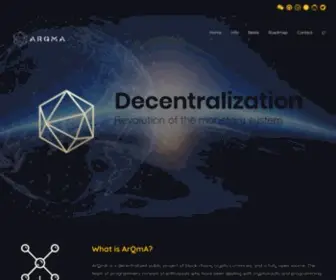 ArqMa.com(CryptoCurrency) Screenshot