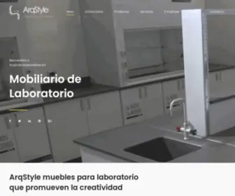 ArqStyle.com(Muebles para laboratorio) Screenshot