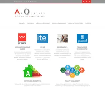 Arquality.es(Estudio de Arquitectura Arquality) Screenshot