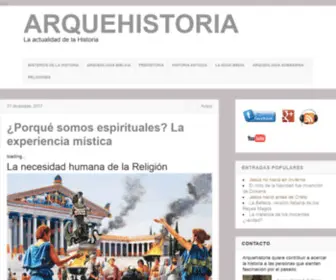 Arquehistoria.com(Arque Historia) Screenshot