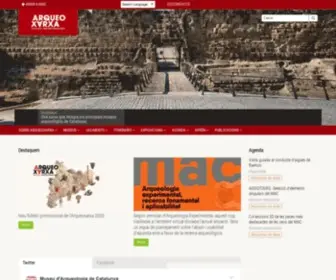 Arqueoxarxa.cat(Museu d'Arqueologia de Catalunya) Screenshot