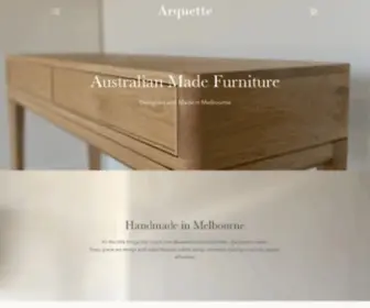 Arquette.com.au(Arquette Interiors) Screenshot